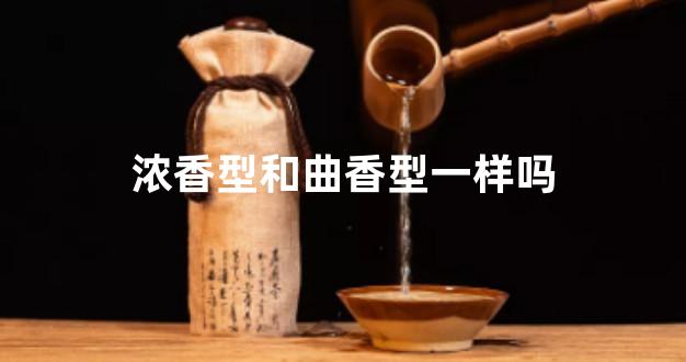 浓香型和曲香型一样吗