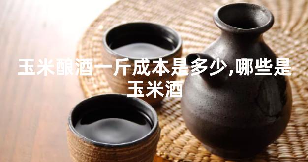 玉米酿酒一斤成本是多少,哪些是玉米酒