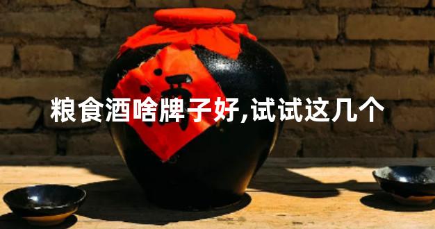 粮食酒啥牌子好,试试这几个