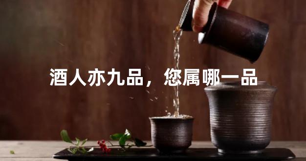 酒人亦九品，您属哪一品